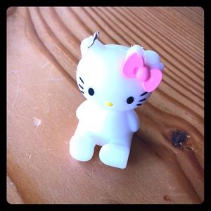 Super cute bare Hello Kitty key ring figurine